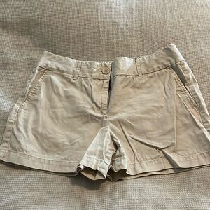 Ann Taylor Loft cotton shorts, tan, size 6